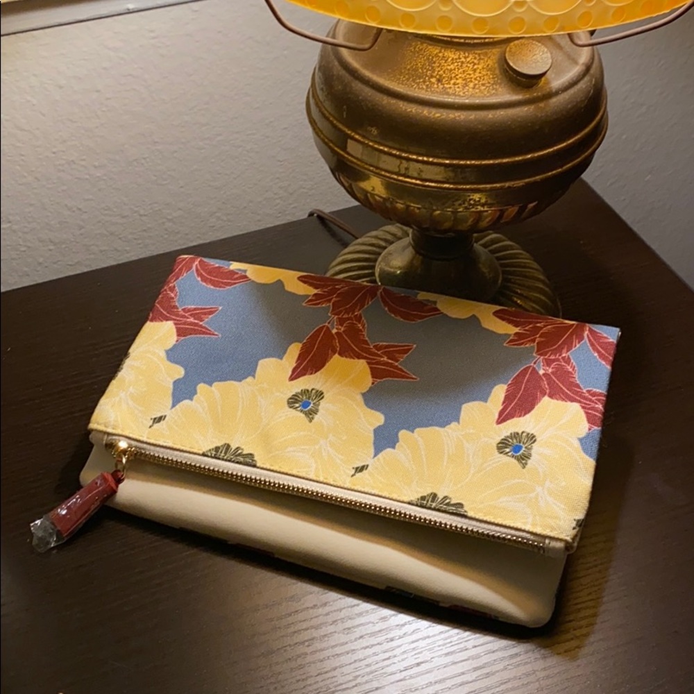 Rachel Pally Reversible Floral Foldable Clutch